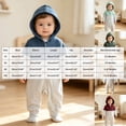 thumbnail image 4 of Mnyotv Infants Baby Boys Jumpsuits Hooded Long Sleeve Zip Rompers Infants Spring Fall Clothes Size 0-3 Months, 4 of 6