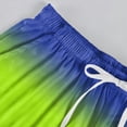 thumbnail image 6 of Fabrcox Gradient Mens Capri Pants Baggy Color Block Drawstring Mens Beach Pants Summer Running Outdoor Mens Lounge Pants with Pocket, 6 of 9