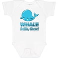 thumbnail image 3 of Inktastic Whale, Hello There Boys or Girls Baby Bodysuit, 3 of 5