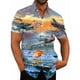 thumbnail image 2 of Camisas hawaianas con estampado 3D de avión de combate para hombre, camisas casuales de manga corta con botones, camisetas de hip hop para hombre, ropa de calle, 2 of 5