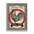 thumbnail image 3 of Stupell Industries Vintage Farmhouse Chicken Feed Advertisement Rooster Checkered Pattern, 24 x 30, Design by Stephanie Workman Marrott, 3 of 5