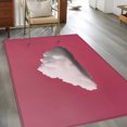 thumbnail image 3 of Pink Sky Area Rug 4x6 Washable Rug Non Slip Abstract Sky White Minimalist Large Area Rug Indoor Floor Carpet for Entryway Bedroom Kitchen Living Room Home Office Dining Room Nursery, 3 of 9