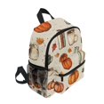 thumbnail image 2 of FORMRS School Backpack with Front Zippered Pocket 12" Student Travel Daypack, Beige Fall Coffee, 2 of 6