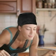 thumbnail image 4 of 2 gorros de chef de cocina unisex para hombre y mujer, gorros de uniforme de chef y camarero, gorros ajustables., 4 of 7