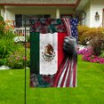 thumbnail image 2 of Hand Pulling American Flag Mexico Mexican Root Patriot House Flag, Double-Sided Decorative Outdoor Flag, Patriotic Polyester Yard Flag 29.5 x 39.5 in, 2 of 5