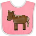 thumbnail image 3 of Inktastic Horse Boys or Girls Baby Bib, 3 of 4