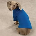 thumbnail image 2 of zack & zoey nautical blue polo dog shirt, x-small  classic style shirt with 2-button collar, 100% cotton construction, 2 of 7