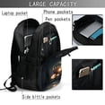 thumbnail image 4 of Disketp Creative Poker Mochila de Viaje Estampada para Laptop con Puerto de Carga USB, Mochila Impermeable para Computadora – Regalo para Hombres y Mujeres, 4 of 7