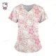 thumbnail image 3 of Uniformes médicos de estilo playero para mujer, Tops de enfermera con estampado de dibujos animados de Hello Kitty, ropa de manga corta para novio y mascota, 3 of 7