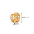 thumbnail image 2 of 1Pc Ear Bone Clip Decorative Ear Cuff Fashionable Earring Woman C-shape Jewelry, 2 of 8