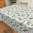 thumbnail image 3 of Tchckioa Green Leaves 52x70 Inch Rectangular Tablecloth,Waterproof Table Cover for Kitchen Dining Decor, 3 of 6