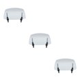 thumbnail image 1 of Transemion Riding Comfort Durable Adjustable Clip-on Motorcycle Wind Deflector Extension Spoiler Stability Easy To Install Transparent Blue 3Set, 1 of 6