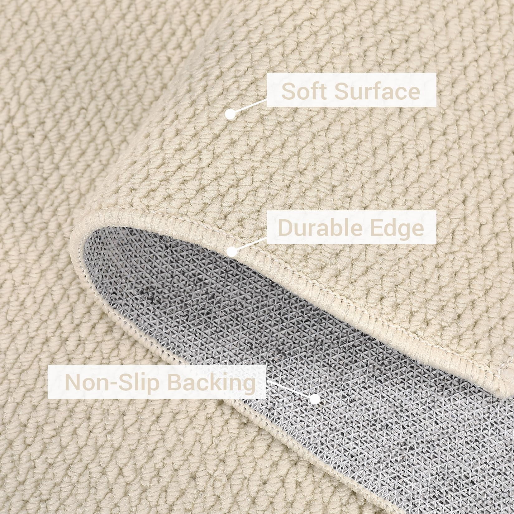 Rugs for Living Room,Area Rug Washable Rugs for Living Room Bedroom Office Nursery Modern Solid Area Rug Contemporary Minimalism Rug Low Pile Neutral Soft Rug Non Slip Farmhouse Floor Cover