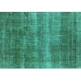 thumbnail image 1 of Ahgly Company Machine Washable Indoor Rectangle Oriental Turquoise Blue Industrial Area Rugs, 2' x 3', 1 of 4