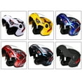 thumbnail image 2 of Casque Modulaire Flip up Full Face Moto Flip up bluetooth Motocross Taille Unique Adulte Blanc, 2 of 9