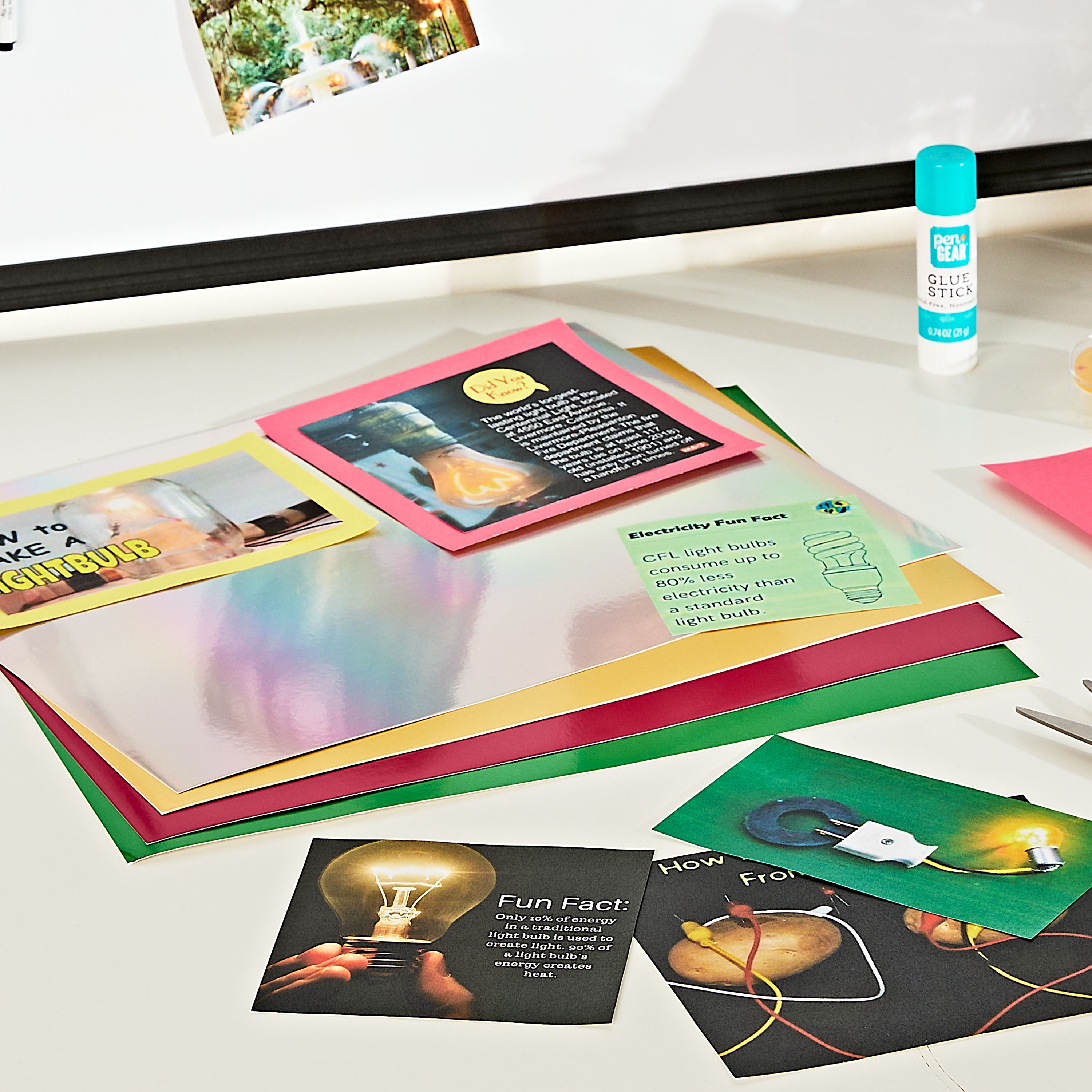 (3 pack) Pen+Gear Assorted Metallic Mini Poster Board, 12" x 14", 10 Count