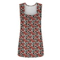 thumbnail image 3 of Buigttklop Summer Tank Tops for Women Sleeveless Square Neck Beach Praty Shirts Vacation Floral Print Tunic Loose Fit, 3 of 4