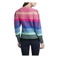 thumbnail image 3 of VINCE CAMUTO Womens Pink Color Block Long Sleeve Crew Neck Sweater Size: L, 3 of 4