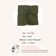 thumbnail image 7 of HYwys New Fashion Women Solid Color Scarf Headscarf Snood Neckerchief Female Foulard Padded Shawl Scarves Retro Head Neck Silk (Merlot), 7 of 7