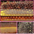 thumbnail image 3 of Luz LED de red de pesca, cadena de luces decorativas impermeables para exteriores, 3 of 5