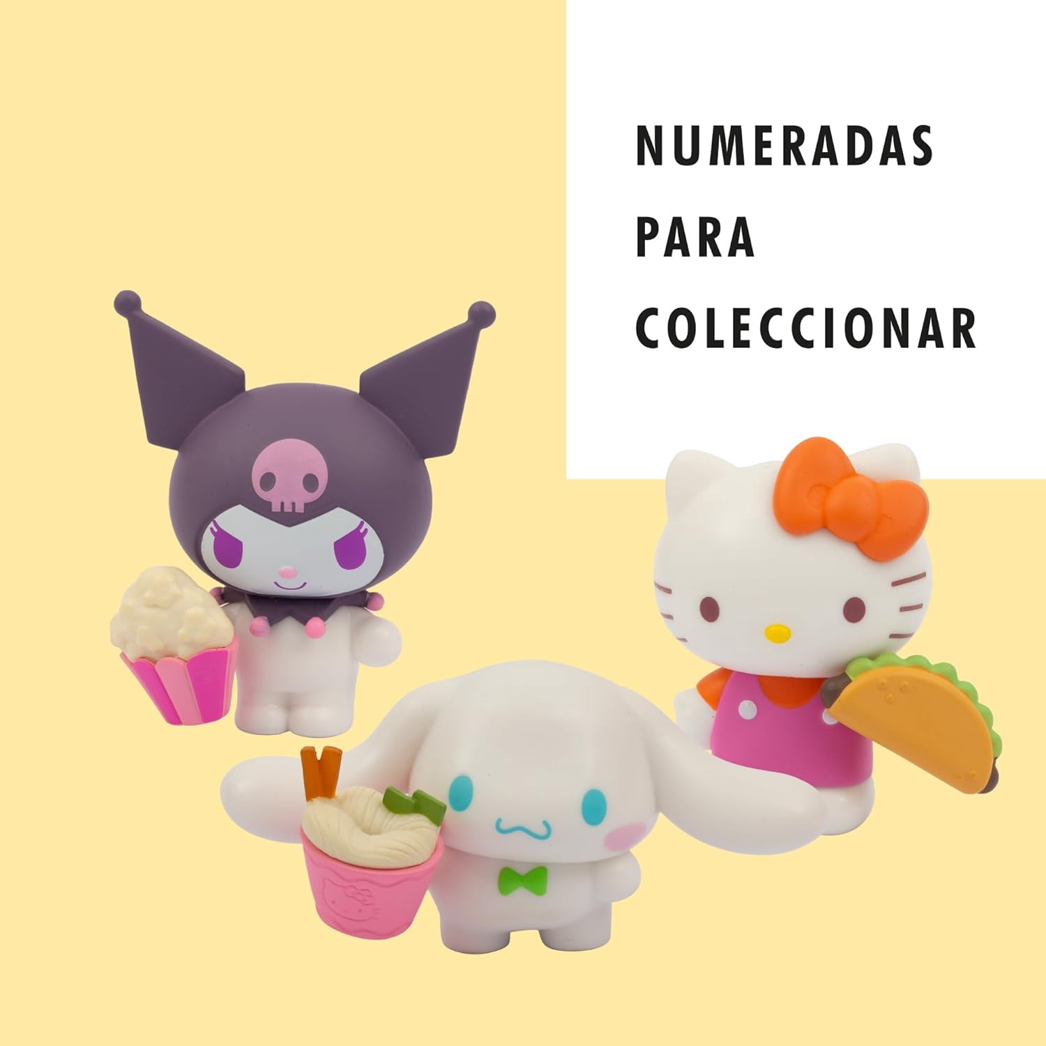 Hello Kitty 5 cm Figurenset – Set mit 6 Mini-Figuren in bezaubernden Designs, perfekt zum Spiel