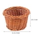 thumbnail image 4 of 1 unidad de cesta trenzada a escala 1/12 para mini casa, modelo de contenedor de alimentos, accesorios de mobiliario para mini casa (sin asa, color marrón)., 4 of 8
