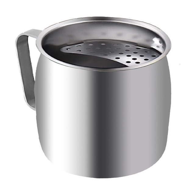 Stainless Steel Cups 304 Stainless Steel Crescent Cup High Value Mug Cup Slag Separator Tea Cup Stainless Steel Mug
