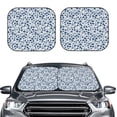 thumbnail image 2 of Naloa Seaside Primary Color Print 2-Piece Windshield Sunshade,Foldable Car Front Window Sun Shades,for Most Sedans SUV Truck-Large, 2 of 6