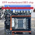 thumbnail image 2 of Placa Base X99 B85 LGA2011-3 4X DDR4 REG ECC RAM M.2 PCIE SATA3.0 Placa Base de Escritorio para E5 2650V3 2680V3 2620V3 CPU, 2 of 10