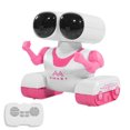 thumbnail image 1 of Graflsoa Pink Educational Coding Robot for Kids with 3.7V 500mAh Battery, Remote Control, and USB Charging Cable, 1 of 6