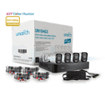thumbnail image 1 of Kit Vigilancia UNIARCH 4 Camaras Bala Color DE noche Grabador DVR 4 Canales HD, 1 of 5