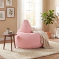 thumbnail image 2 of Giantex Bean Bag Chair, Accent Lazy Sofa, Comfy Floor Lounger for Living Room, Pink, 2 of 9