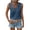 Navy, variant on YUGYXL Womens Tank Top V Neck Lace Crochet Eyelet Tops Short Sleeve Casual Summer Shirts Blouses Gray L