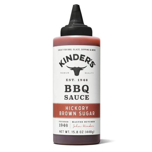 Kinders - Sauce Barbecue Hickory Molasses - 15.8 Oz, Case of 6