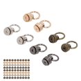thumbnail image 4 of Round Head Rivet Studs, Wear Resistance Industrial Design Hand Made Round Pull Ring Rivets Studs 80 Pcs Iron Material  For Shoes Boots, 4 of 8