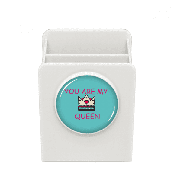 My Queen Royal Regina Majesty Desk Pencil Holder Cup Pen Organizer