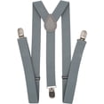 thumbnail image 1 of HSHDLDF Mens Suspenders 1" Inch Elastic Adjustable Y-Back Clip-on Suspender, 1 of 7
