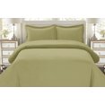 thumbnail image 1 of The Great American Store 600 Thread Count 100% Cotton Solid 3PC Duvet Set (King/Cal King, Sage) Soft Duvet Cover Matching 2 Pillow Shams Hotel Quality Hypoallergenic Wrinkle and Fade Resistant, 1 of 4