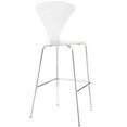 thumbnail image 4 of Hawthorne Collections 31" Wooden V Shaped Back Bar Stool in White (Set of 2), 4 of 4