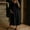 Black, variant on Spring Dresses for Women Ruffled Collar Maxi Long Cotton Linen Short Sleeve Young Womens Shift Dress Everyday,Gray,3XL