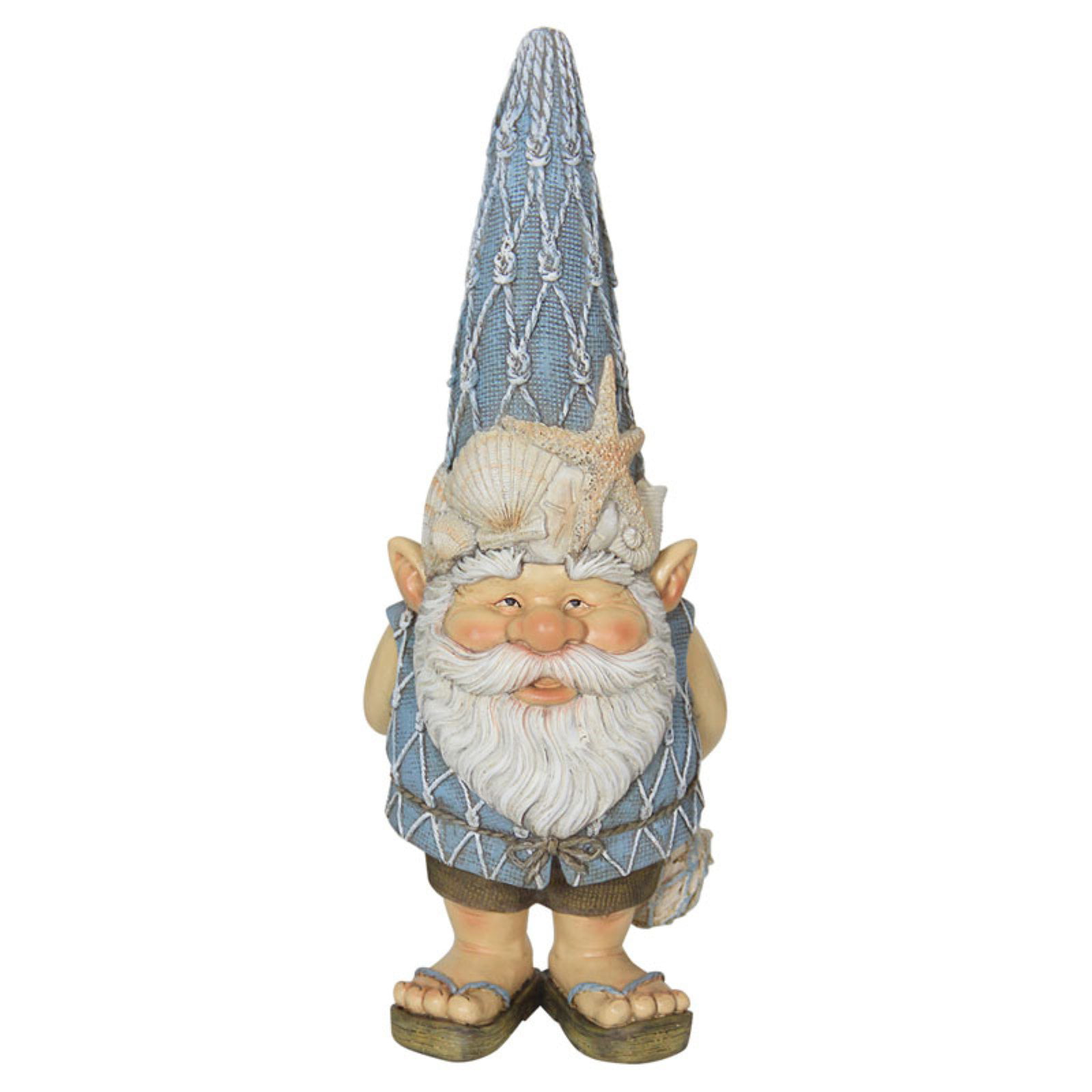 Exhart Beach Bum Benny Gnome Garden Statue, 16 Inch - Walmart.com ...