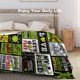 thumbnail image 5 of LHSHID Flannel Fleece Blanket American Football Field Green for Bedroom Couch Travelling Comfortable All Season Air Conditioning Blanket for Adult Chidern 60x80in, 5 of 6