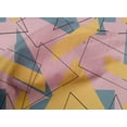 thumbnail image 4 of oneOone Cotton Cambric Fabric Rectangle & Triangle Geometric Printed Craft Fabric BTY 56 Inch Wide, 4 of 4