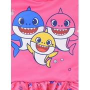 Pinkfong Baby Shark Toddler Girls Costume Dress Newborn to Little Kid