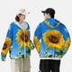 thumbnail image 4 of Fotbe Blue Sky Sunflower Chaqueta con Protección Solar UPF 50+ para Hombre y Mujer, Camisa con Capucha y Bolsillos-X-Large, 4 of 7