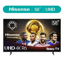 Hisense 58" Class 4K UHD LED LCD Roku Smart TV HDR R6 Series 58R6E3
