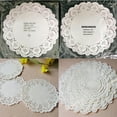 thumbnail image 5 of jiaroswwei 100Pcs Round Paper Lace Doilies Cake Placemat Party Wedding Baking Decoration, 5 of 8