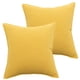 thumbnail image 1 of 2 fundas de almohada cómodas de algodón lavado de color sólido con borde prensado y funda de almohada simple y atmosférica, 1 of 5