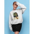 thumbnail image 2 of Botany Portrait I. Sweatshirt Women -Victoria Borges Designs, Female Small, 2 of 4