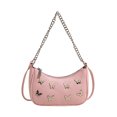 thumbnail image 1 of Crescent Bag Lindo Hobo Tote Bolso Mariposa PU Cuero Y2K para Mujeres Y Niñas, 1 of 9